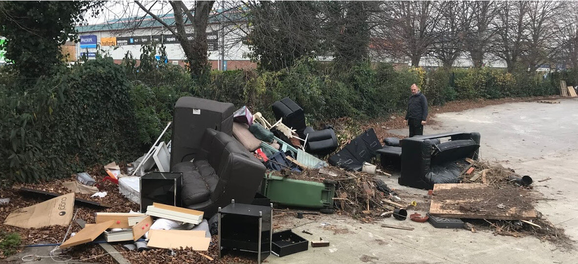 Cheap rubbish removal fly tipping